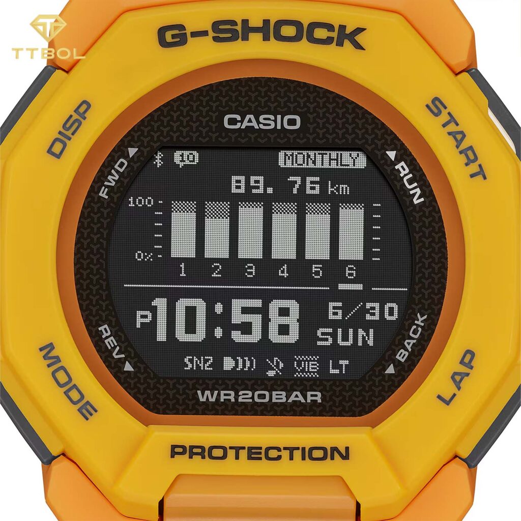 ساعت مچی مردانه کاسیو جیشاک هوشمند CASIO G-SHOCK GBD-300-9