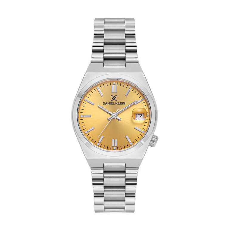 ساعت مچی زنانه دنیل کلین صفحه زرد DANIEL KLEIN DK.1.13862-6