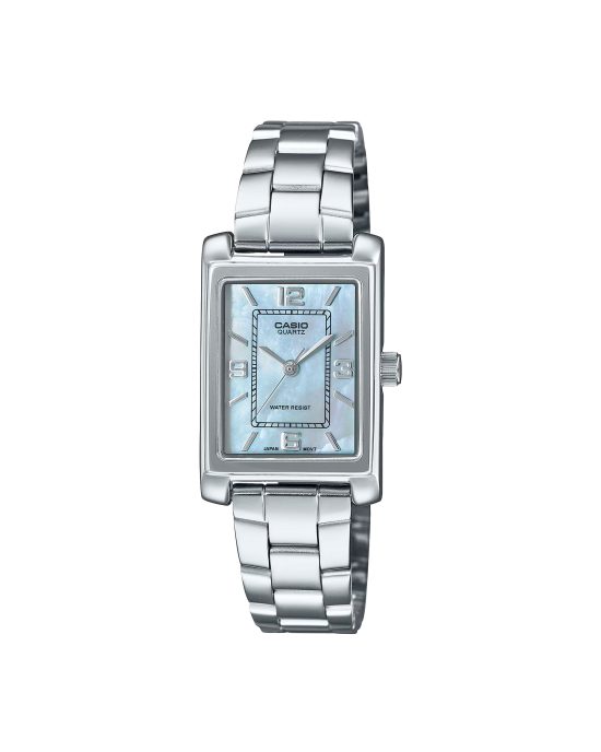 ساعت مچی زنانه کاسیو صفحه آبی صدفی CASIO LTP-1234DS-2A