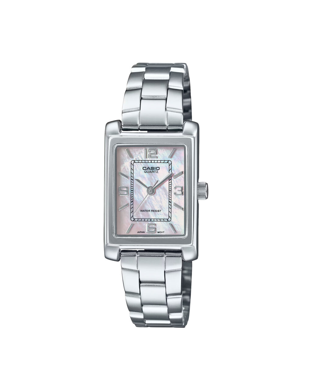 ساعت مچی زنانه کاسیو تانک صفحه صدفی CASIO LTP-1234DS-4A