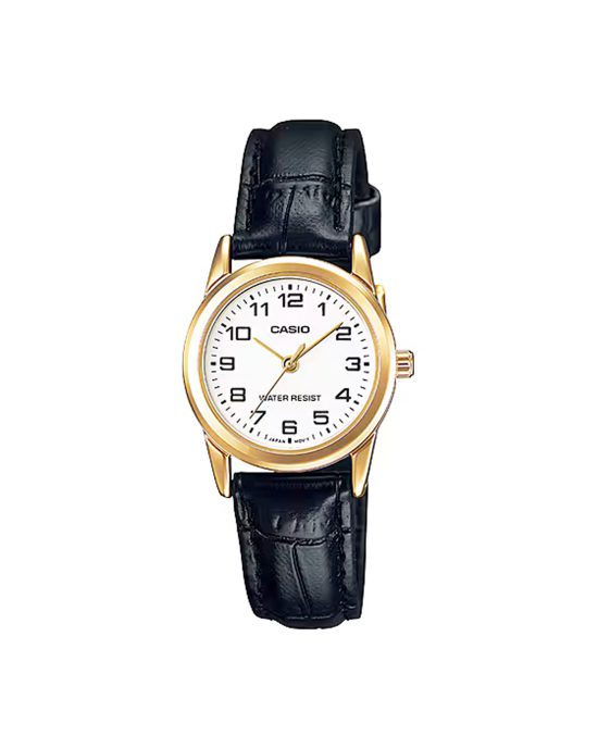 ساعت مچی زنانه کاسیو جنرال بند چرمی CASIO LTP-V001GL-7B