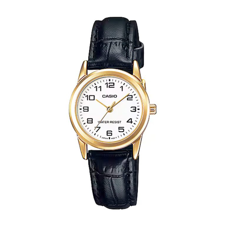 ساعت مچی زنانه کاسیو جنرال بند چرمی CASIO LTP-V001GL-7B