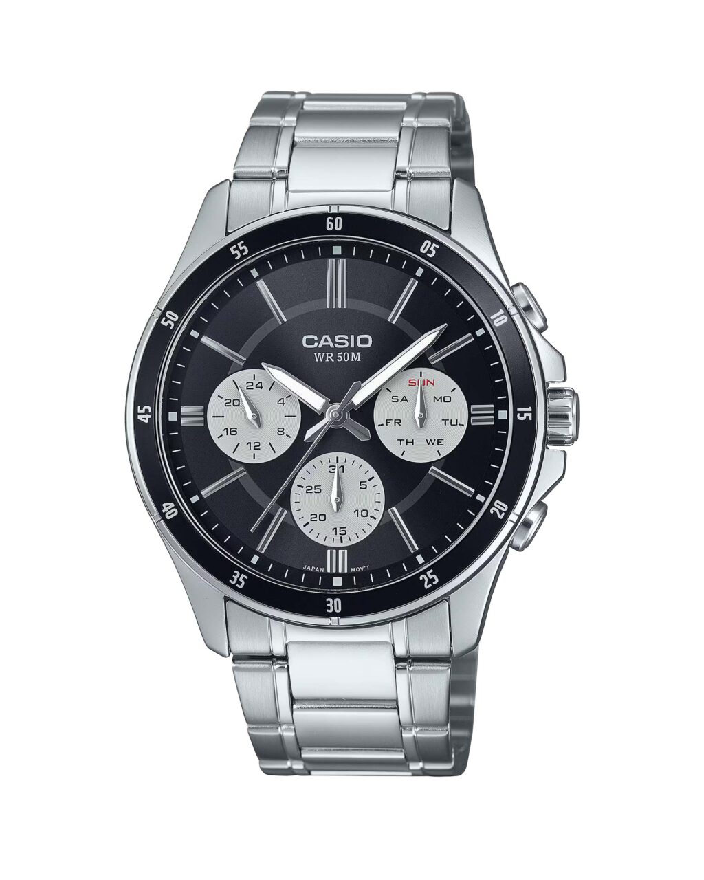 ساعت مچی مردانه کاسیو سه موتوره CASIO MTP-1374D-1A3V