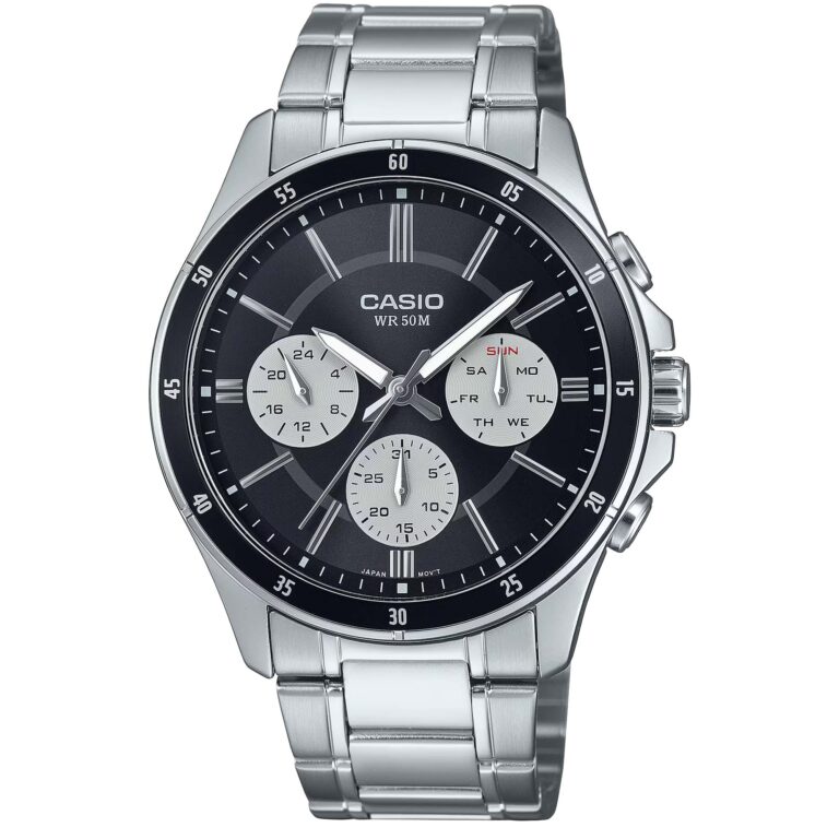 ساعت مچی مردانه کاسیو سه موتوره CASIO MTP-1374D-1A3V