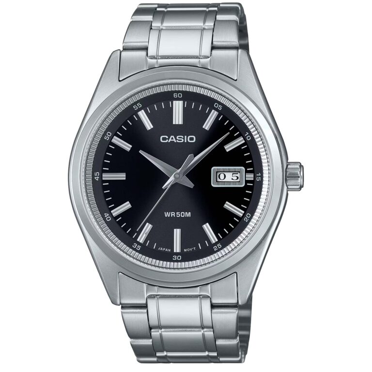 ساعت مچی مردانه کاسیو تمام استیل CASIO MTP-B180D-1A1V