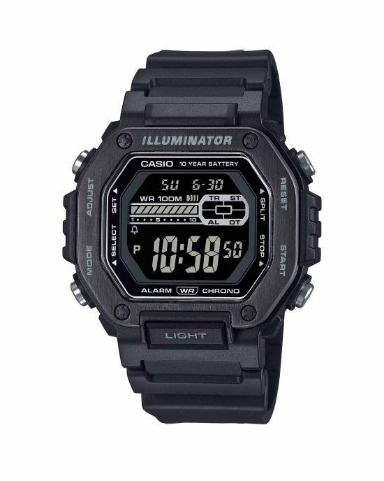 ساعت مچی مردانه کاسیو دیجیتالی ضد آب CASIO MWD-110HB-1BV