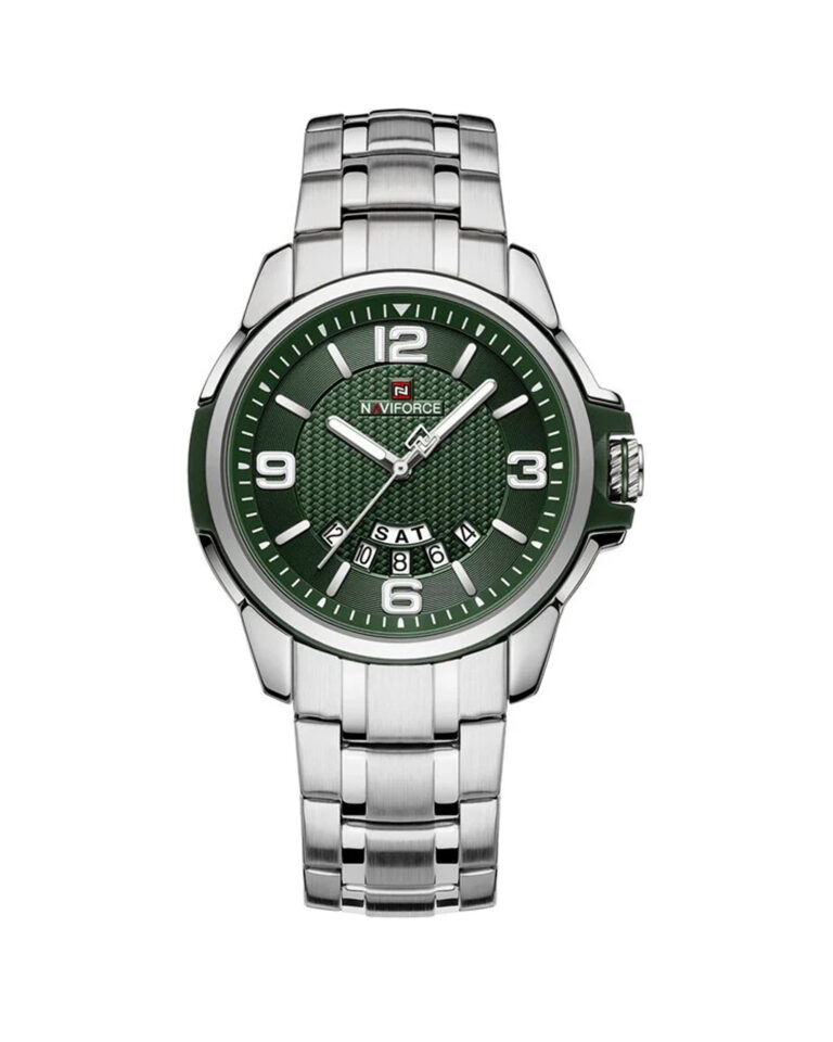 ساعت مچی مردانه موتور ژاپن NAVIFORCE 9215S S/GN/GN