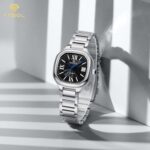 ساعت مچی زنانه چهارگوش NAVIFORCE NF5042 S/B/S