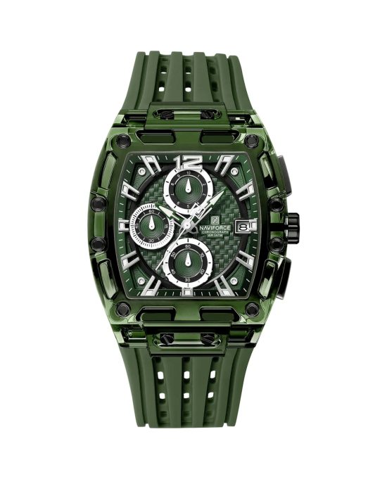 ساعت مچی مردانه اورجینال NAVIFORCE NF7105 GN/GN/GN