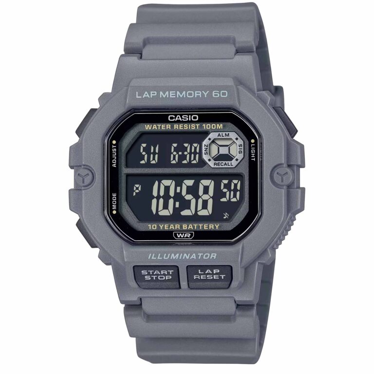ساعت مچی مردانه کاسیو خاکستری CASIO WS-1400H-8BV