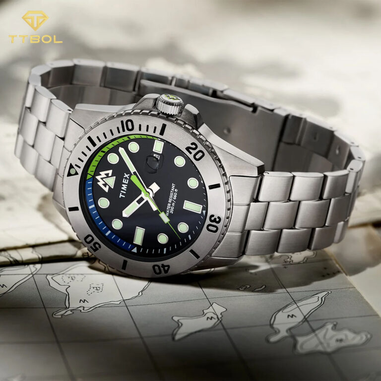 ساعت مچی مردانه تایمکس ضد آب قواصی TIMEX TW2W41900