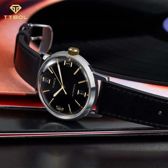 ساعت مچی مردانه تایمکس بند چرمی TIMEX TW2W33900