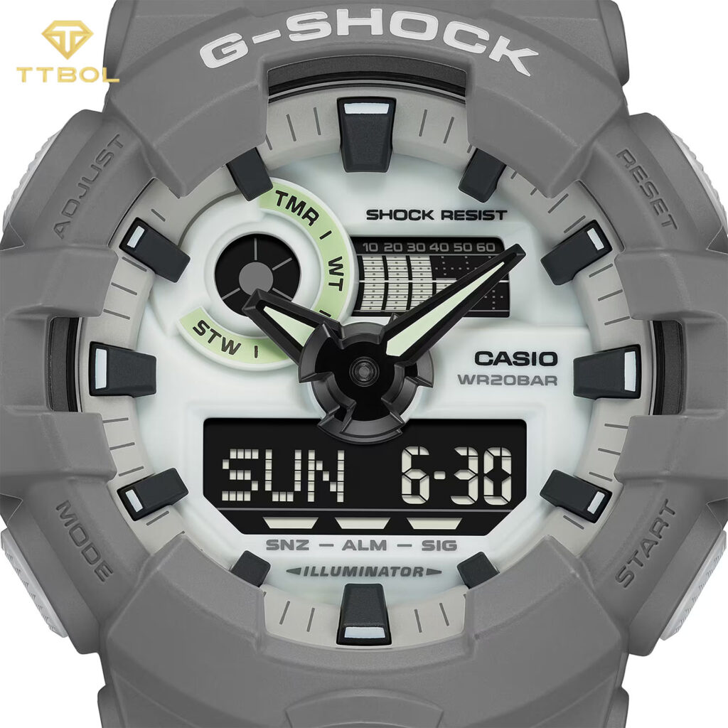 ساعت مچی مردانه کاسیو جیشاک عقربه ای CASIO G-SHOCK GA-700HD-8A