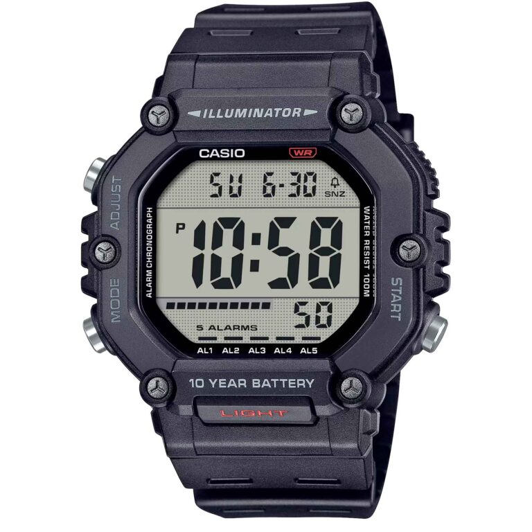 ساعت مچی مردانه کاسیو باطری ده ساله CASIO AE-1600H-1AV