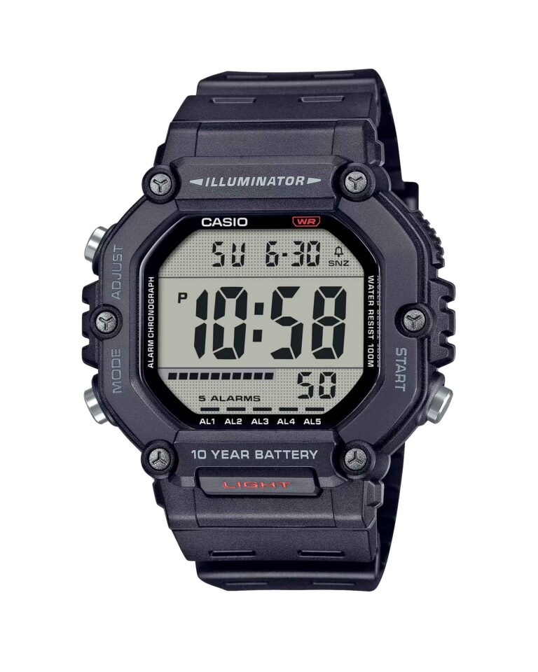 ساعت مچی مردانه کاسیو باطری ده ساله CASIO AE-1600H-1AV