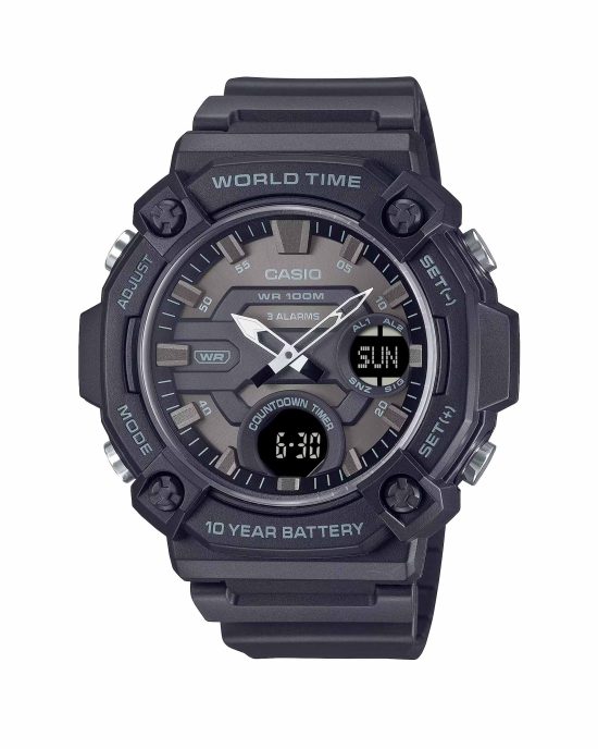ساعت مچی مردانه کاسیو. ورزشی CASIO AEQ-120W-1BV