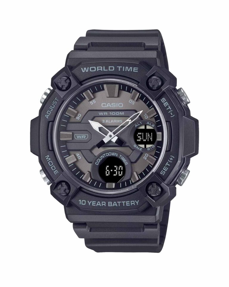 ساعت مچی مردانه کاسیو. ورزشی CASIO AEQ-120W-1BV