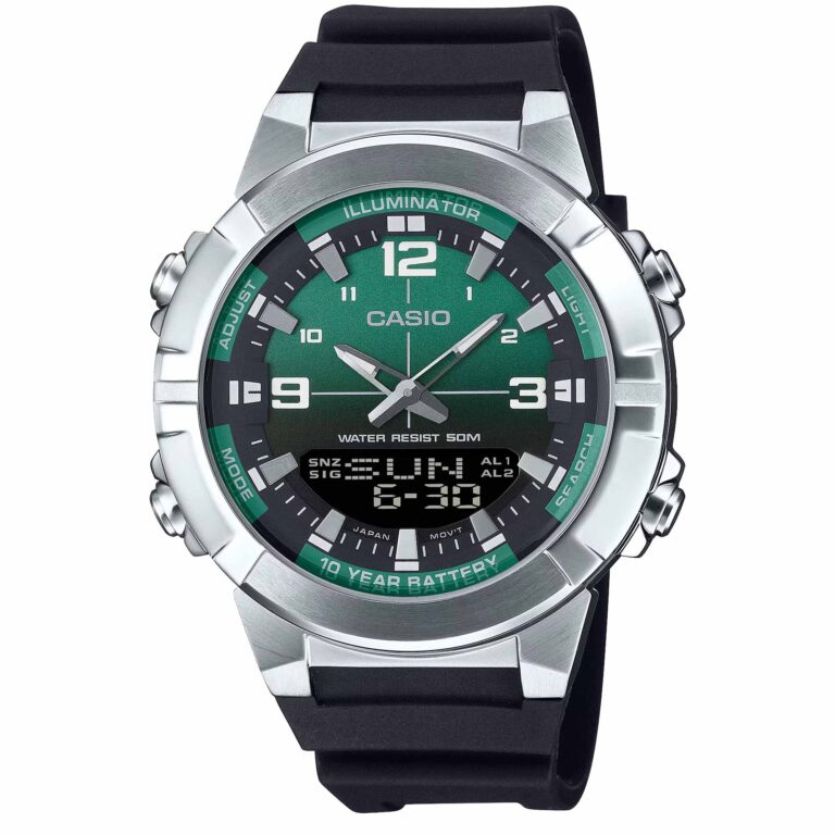 ساعت مچی مردانه کاسیو جنرال دیجیتالی عقربه ای CASIO AMW-870A-3AV