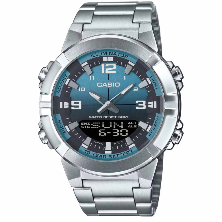 ساعت مچی مردانه کاسیو صفحه تیفانی CASIO AMW-870DA-2A2V