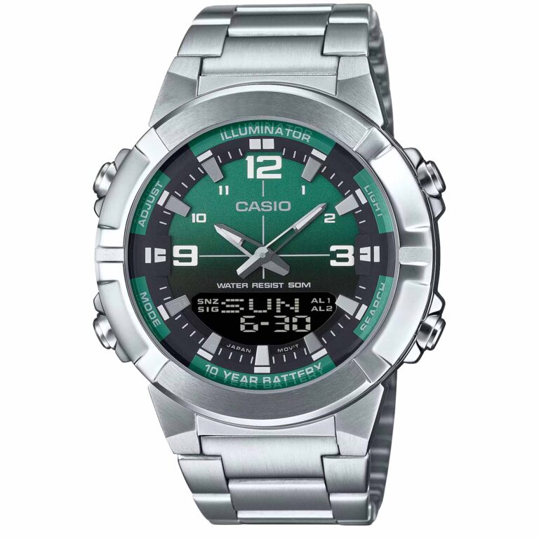 ساعت مچی مردانه کاسیو ساعت جهانی CASIO AMW-870DA-3AV