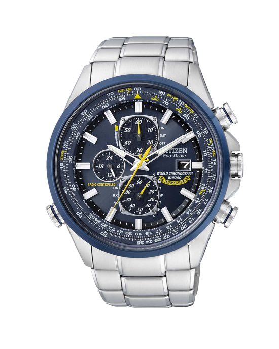ساعت مچی مردانه سیتیزن رادیو کنترل شیشه ضد خش CITIZEN AT8020-54L