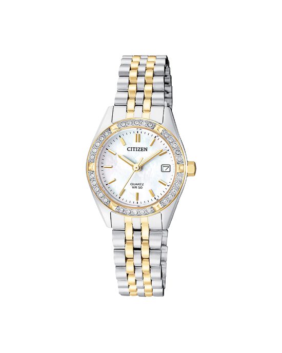 ساعت مچی زنانه سیتی زن نگین دار CITIZEN EU6064-54D