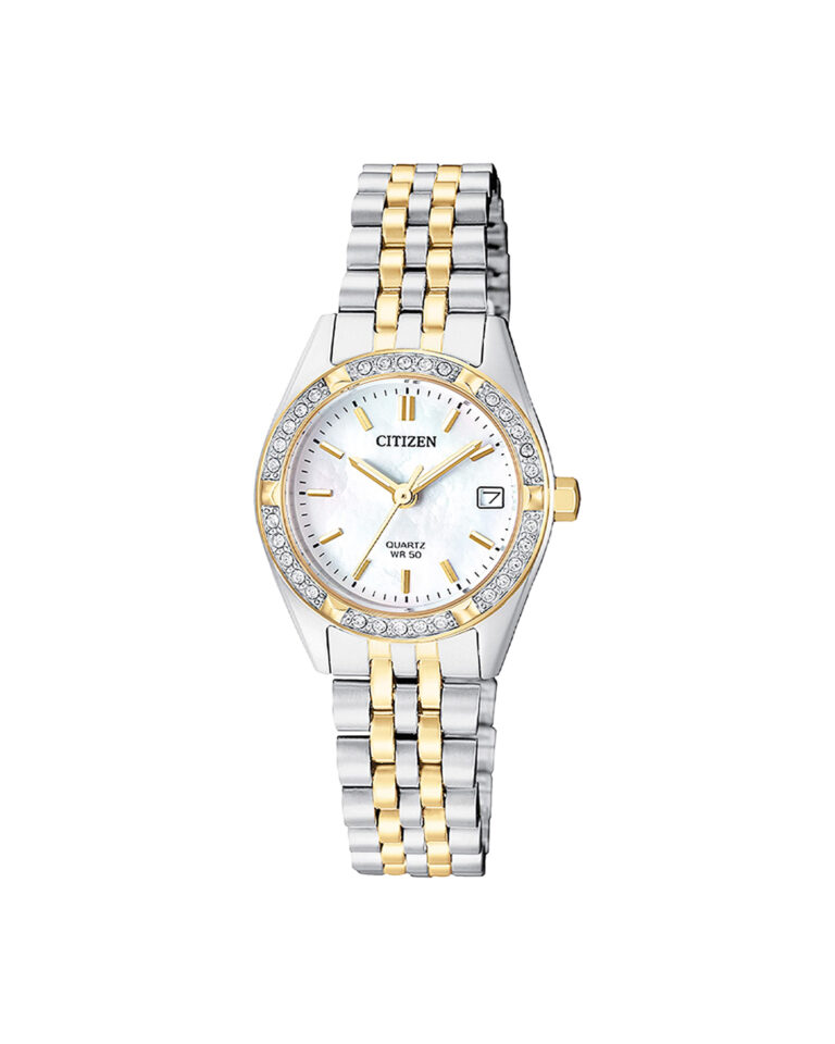 ساعت مچی زنانه سیتی زن نگین دار CITIZEN EU6064-54D