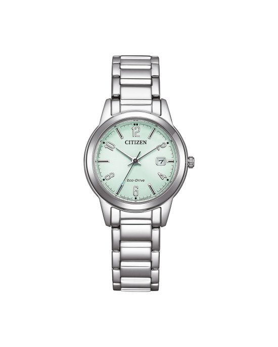 ساعت مچی زنانه سیتیزن صفحه سبز CITIZEN FE1241-71X
