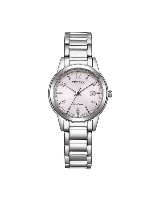ساعت مچی زنانه سیتیزن صفحه صورتی CITIZEN FE1241-71Z