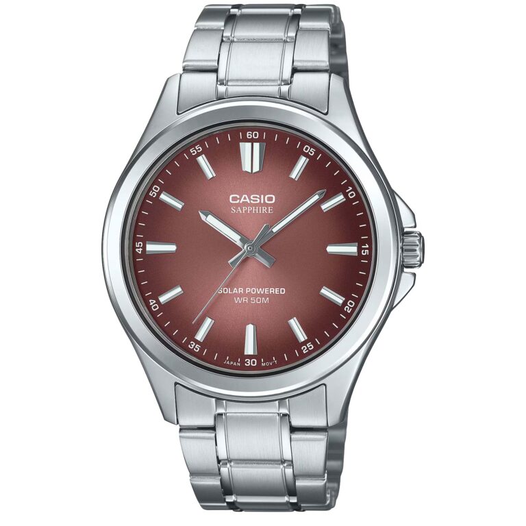 ساعت مچی مردانه کاسیو صفحه قرمز CASIO MTS-RS100D-5AV