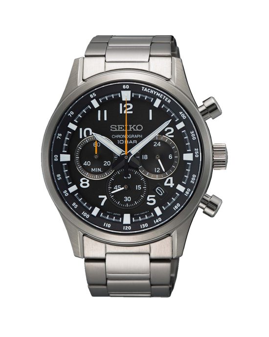 ساعت مچی مردانه سیکو کرنوگراف شیشه ضد خش SEIKO SSB447P1