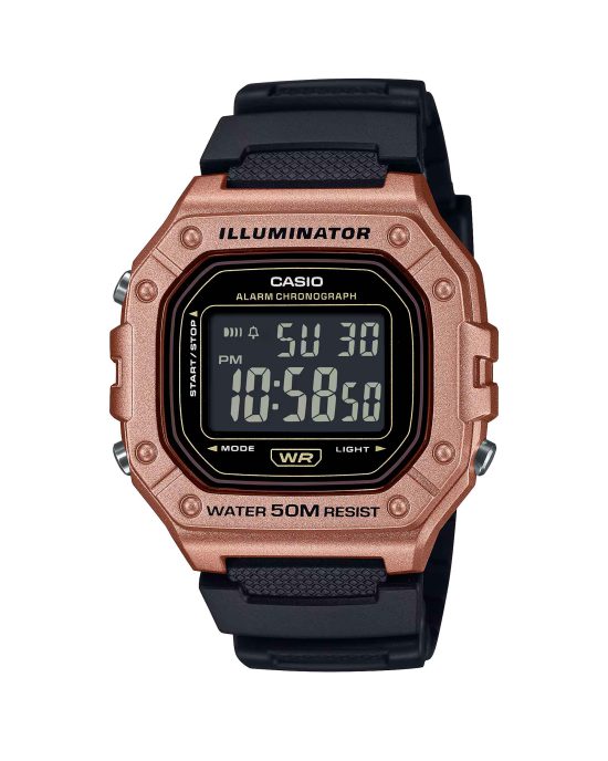 ساعت مچی کاسیو جنرال ضد آب CASIO W-218HM-5BV