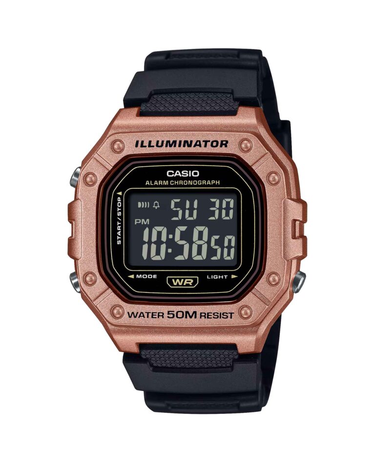 ساعت مچی کاسیو جنرال ضد آب CASIO W-218HM-5BV