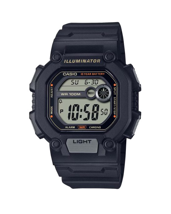 ساعت مچی مردانه کاسیو باطری ده ساله CASIO W-737HX-1AV