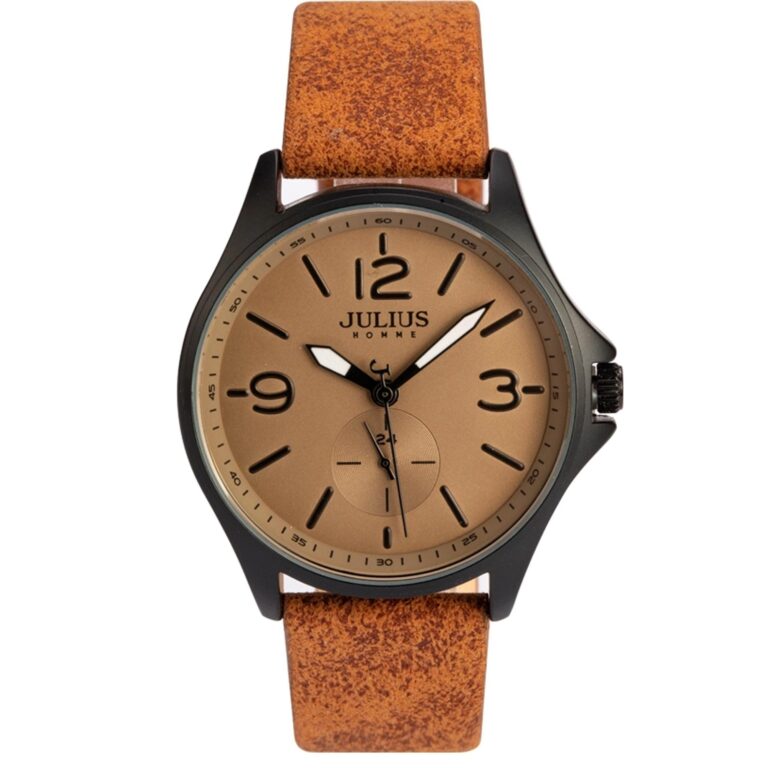 ساعت مچی مردانه جولیوس بند قهوه ای JULIUS JAH-110A