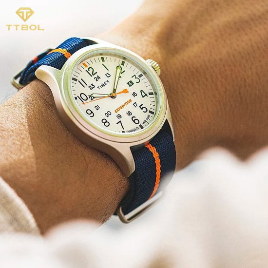 ساعت مچی مردانه تایمکس بند برزنتی TIMEX TW2V22800