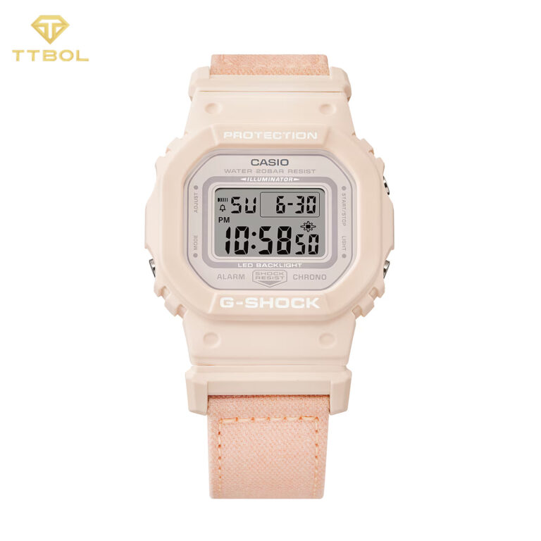ساعت مچی دخترانه کاسیو جیشاک برزنتی صورتی CASIO G-SHOCK GMD-S5600CT-4