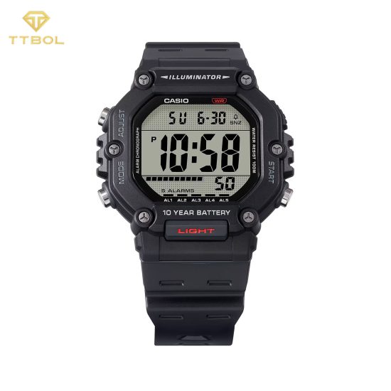 ساعت مچی مردانه کاسیو دیجیتالی کرنوگراف CASIO AE-1600H-1AV