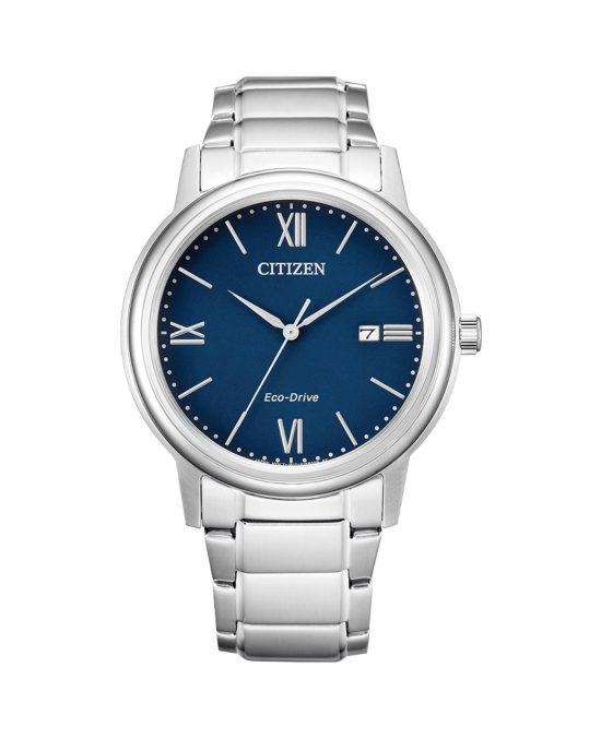 ساعت مچی مردانه سیتیزن اکودرایو صفحه سرمه ای CITIZEN AW1670-82L
