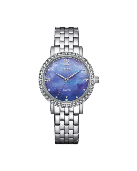 ساعت مچی زنانه سیتیزن صفحه طرح گل CITIZEN EL3100-55N