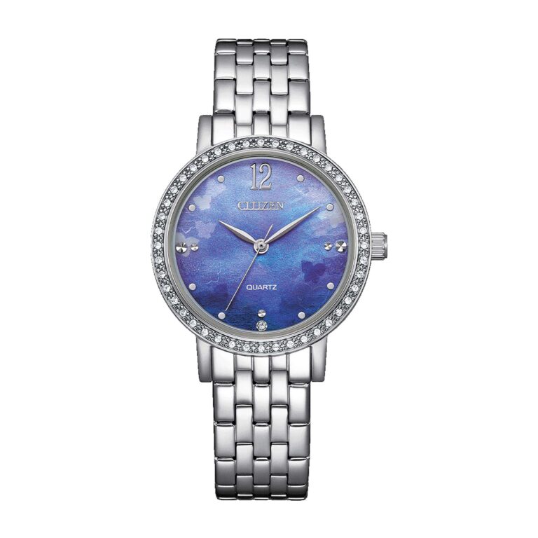 ساعت مچی زنانه سیتیزن صفحه طرح گل CITIZEN EL3100-55N