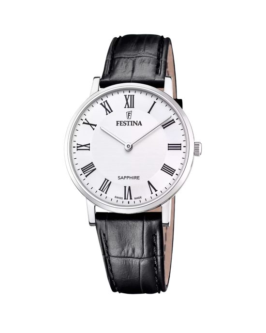 ساعت مچی مردانه تک موتوره بند چرم FESTINA F20012/2