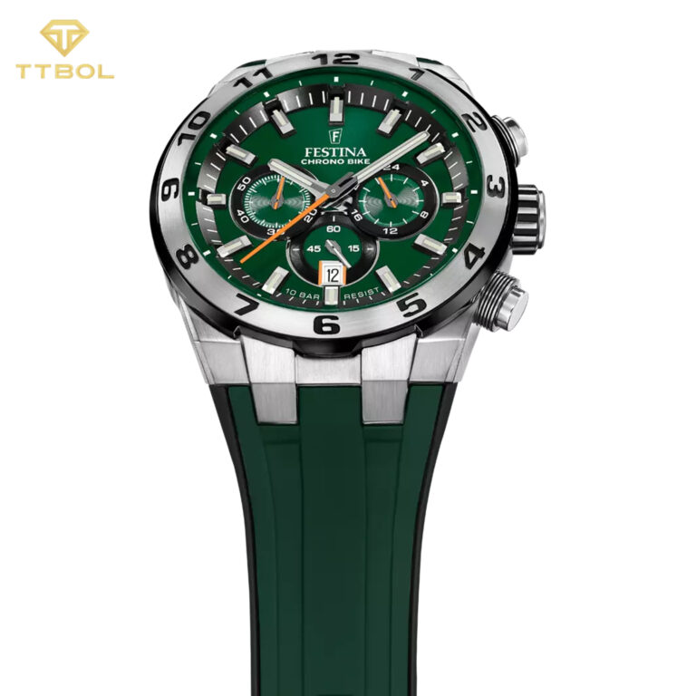 ساعت مچی مردانه بند رابر سبز FESTINA F20671/2