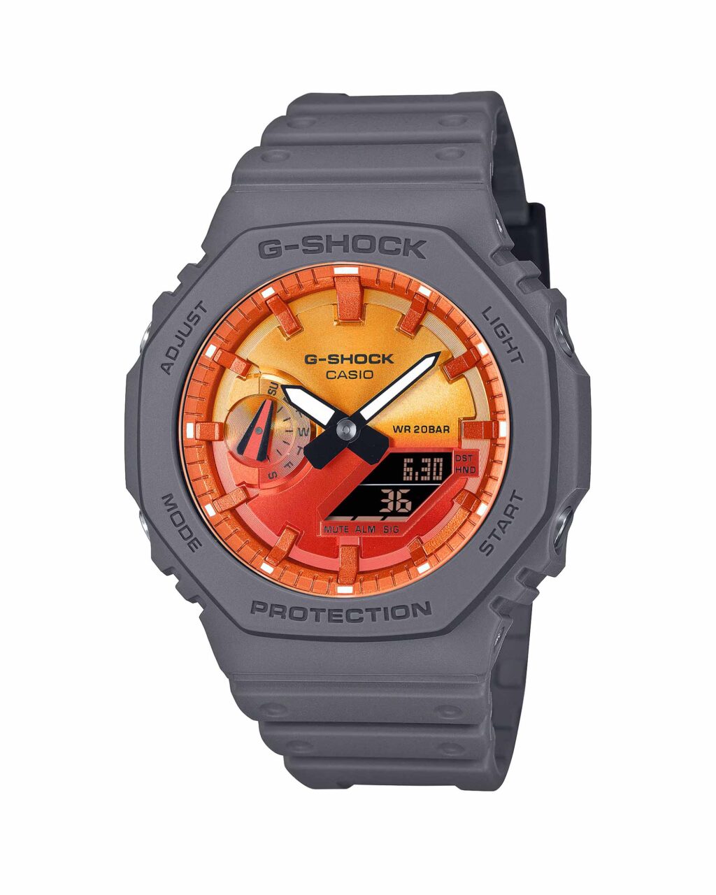 ساعت مچی مردانه کاسیو جیشاک GA-2100FL-8A