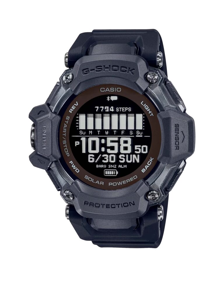 ساعت مچی کاسیو G-SHOCK GBD-H2000-1B با طراحی مشکی و بند اسپرت