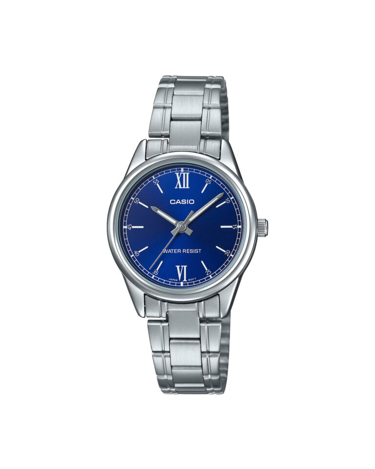 ساعت مچی زنانه کاسیو صفحه سرمه ای CASIO LTP-V005D-2B2