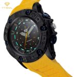 ساعت مچی مردانه بند سیلیکونی زرد CATERPILLAR LU.160.27.126