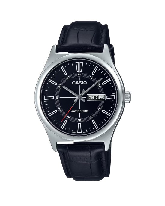 ساعت مچی مردانه کاسیو بند چرمی CASIO MTP-V006L-1C