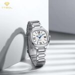 ساعت مچی زنانه چهارگوش NAVIFORCE NF5042 S/W/S