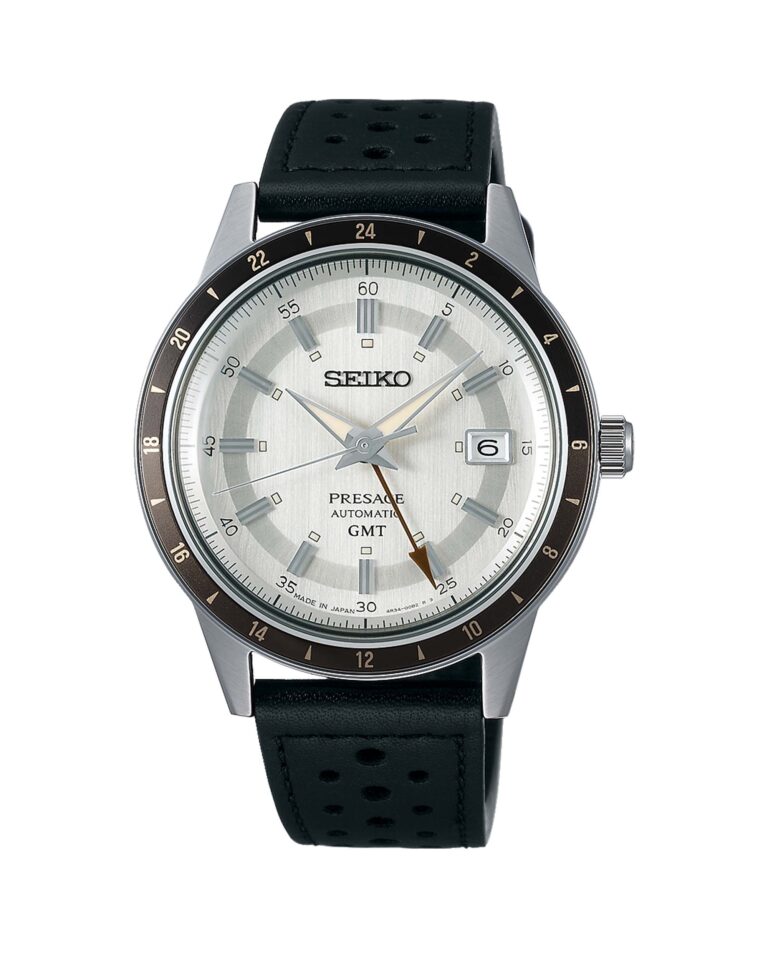 ساعت مچی اتوماتیک مردانه سیکو پرساژ جی ام تی SEIKO PRESAGE SSK011J1
